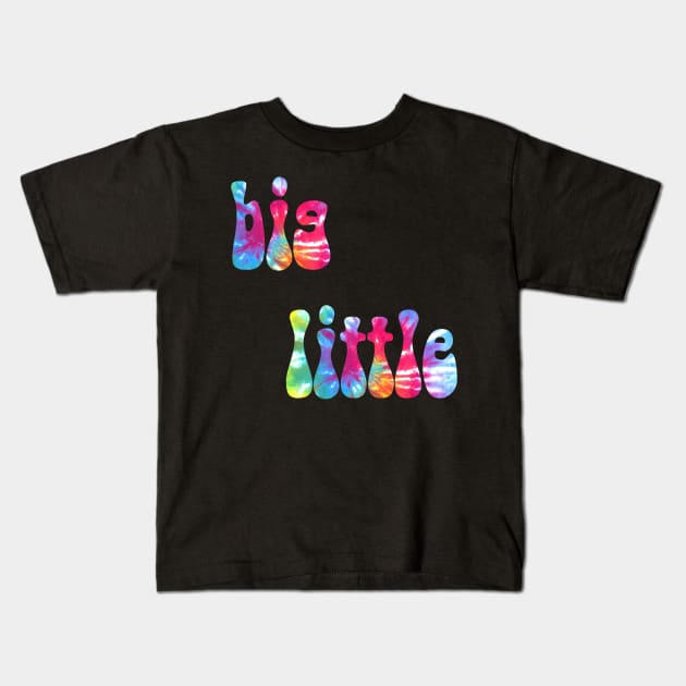 Tie Dye Big Little Kids T-Shirt by lolosenese